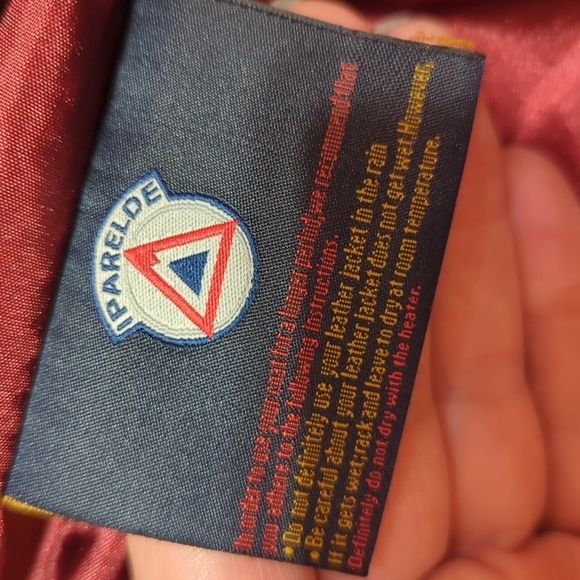 Iparelde Quilted Asymmetrical Maroon Quilted Moto Leather Jacket XS/S (label XL) - Picture 12 of 13